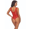 Passion BS115 Red Grid Bodystocking
