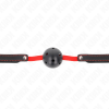 Kink Hollow Hard Mouth Gag, Elastic Belt, 56x1.5cm