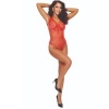 Passion BS109 Crotchless Butterfly Bodystocking, Red