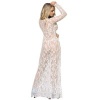 Subblime Long Sleeve Maxi Dress White S/M