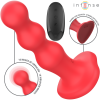 Intense Cody Vibrator Red Suction Cup Remote