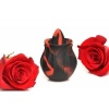 Afbeelding van BLOOMGASM - Black Kiss Rimmende Roos Vibrator - Rood/Zwart