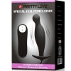 Silicone Anal Plug 12 Vibration Modes Black