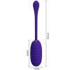 Pretty Love — Kirk Rechargeable Vibrating Egg Purple