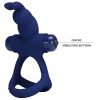 Pretty Love Luchito Double Ring Rabbit Blue