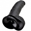 King Cock Dildo Black Balls 22.9 CM