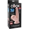 King Cock Plus 3D Dildo Swinging Balls 12.7 cm