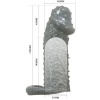 Pretty Love Penis Enlarger Delay Sleeve Model 2 Grey