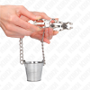KINK Nipple Clamps With Bucket Silver