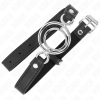 Kink Multi-Ring Gag, Black, 5cm, 63x2.5cm