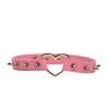 Afbeelding van XR Brands - Spiked Heart Choker - Roze