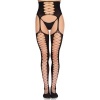 Leg Avenue 1968 Stockings Garter Belt Black