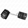 Kink 3 D-Ring Wrist Restraints, Black