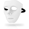 Ohmama White Venetian Mask