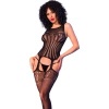 Chilirose CR 4855 Bodystocking Black, S/M