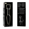 Nebula Series Model 7 Anal Plug Glass Clear 13.5cm