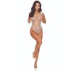 Passion BS114 White Grid Bodystocking