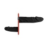 Afbeelding van Easytoys Fetish - Dubbel Dildo Strap-On Set - Zwart
