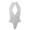 Subblime Lace Bodysuit White S/M
