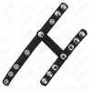 Kink Penis Ring with 3 Adjustable Ball Splitter Straps