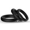 Armony Triple Silicone Ring Black