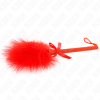 Kink Nylon Rope Wand Tickle Feathers Red 25 Cm