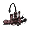 Afbeelding van Bedroom Fantasies - Bound by Lace - 8-delige SM Set - Roze