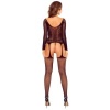 Passion BS125 Mesh Bodystocking Black