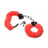 Afbeelding van XR Brands - Cuffed In Fur Handboeien - Rood