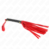 Kink Red Suede Mini Whip 30 Cm