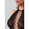 Afbeelding van Christine - Noir Open Kruis Veter Body
