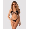 Afbeelding van Obsessive - Anyya 2-delige Open Set - Zwart