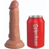 King Cock Elite Silicone Dildo 15.2 CM Caramel