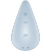 Satisfyer Dew Drop Lay-On Clitoral Vibrator Blue