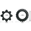Baile Flowering Silicone Ring Set 2pcs