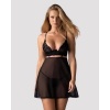Afbeelding van Obsessive - Nutris Babydoll & String - Zwart