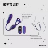 Afbeelding van Hueman - Deep Impact Cock- & Ballring - Met Stotende Prostaatstimulator