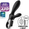 Satisfyer Heat Climax+ Anal Vibrator, App, Black