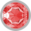 Intense - Aluminum Metal Anal Plug With Red Crystal Size L