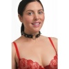 Afbeelding van XR Brands - Spiked Heart Choker - Zwart