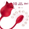 Armony Pink Clitoral Stimulator with Tail Red
