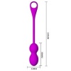 Pretty Love Elvira Purple Rechargeable Vibrating Balls