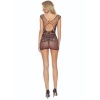 Passion BS111 Crotchless Lace Bodystocking, Black