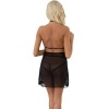 Livco Corsetti Malviami LC 90625 Shirt + Thong Black L/XL
