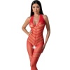 Passion BS100 Bodystocking Red One Size