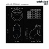 Addicted Toys Locked Mindnight Cell Penis Cage Size M