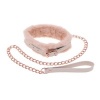 Afbeelding van Sportsheets - S&M Peaches ?n CreaMe Fur Collar & Leash Cream