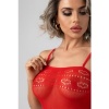 Afbeelding van Christine - Open Kruis Jarretel Design Catsuit