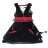 Subblime Lace Bondage Dress Black S/M