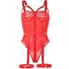 Subblime Teddy with Garter Strap Detail Red S/M